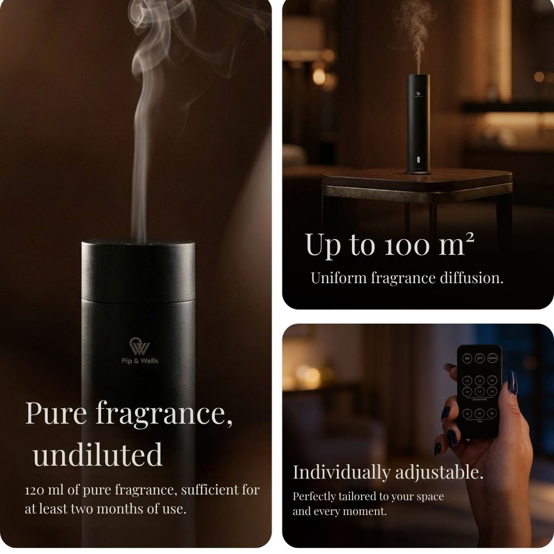 Pure One – Waterloze Koude Lucht Diffuser – Mat Zwart