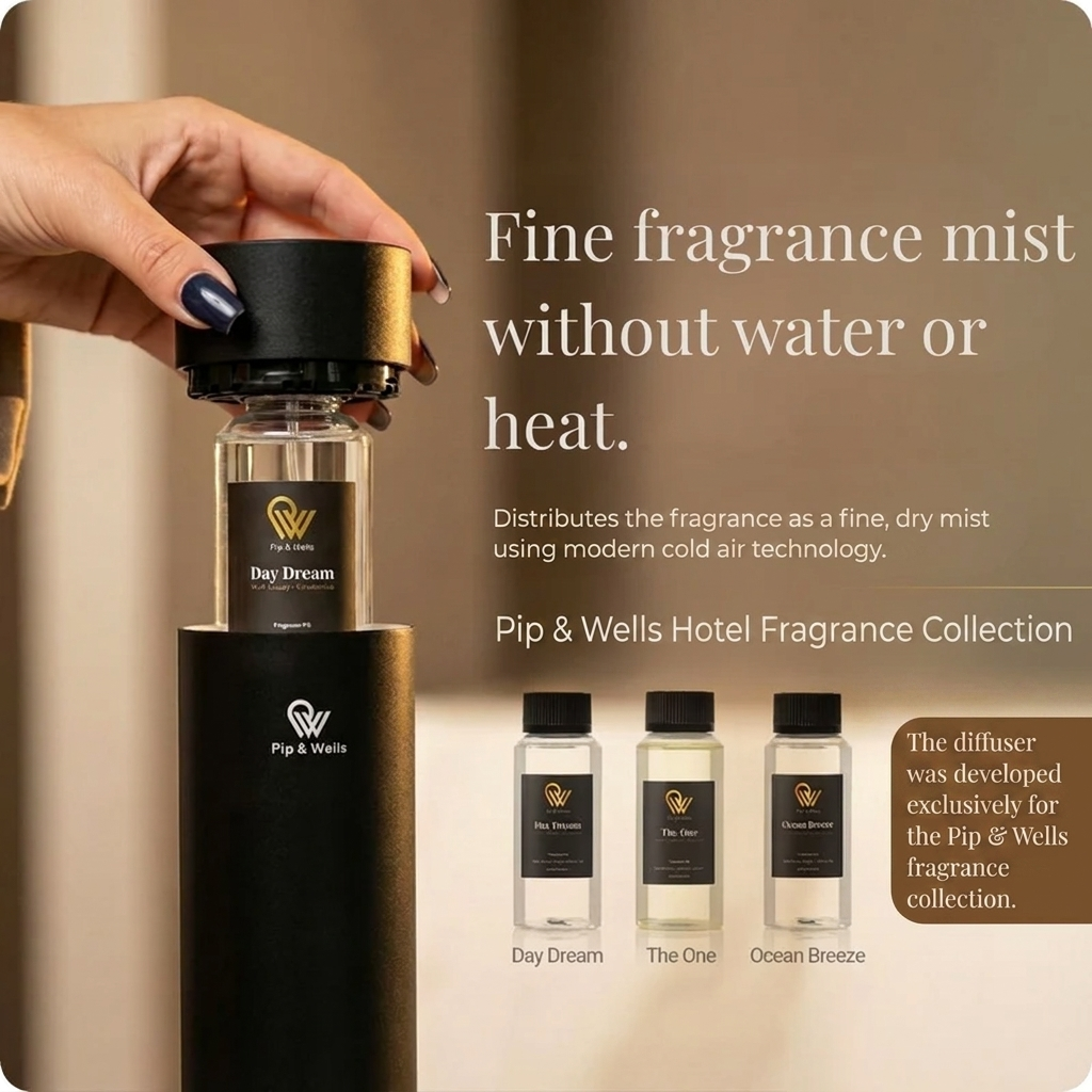 Pure One – Waterloze Koude Lucht Diffuser – Mat Zwart