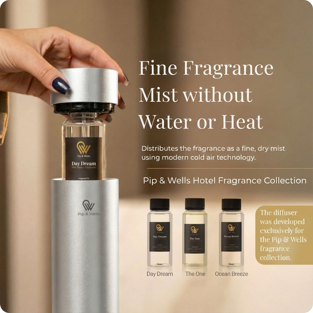 Pure One Waterloze Geurdiffuser & 3 Geuroliën (3x120ml)