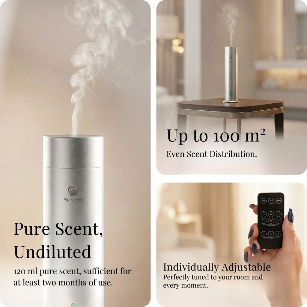Pure One Waterloze Geurdiffuser & 3 Geuroliën (3x120ml)