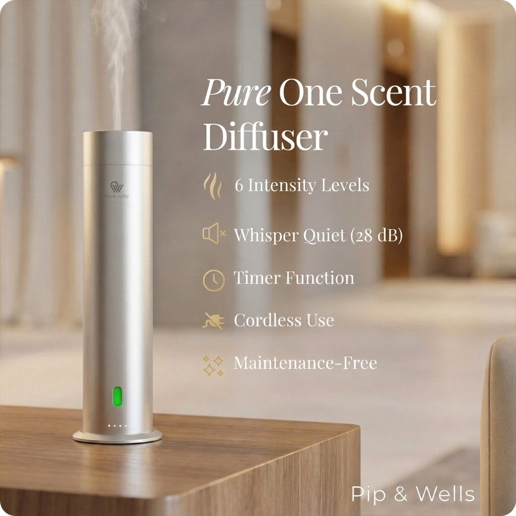 Pure One Waterloze Geurdiffuser & 3 Geuroliën (3x120ml)